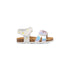 Sandali bianchi da bambina con dettaglio laminato Lumberjack Mac, Scarpe Bambini, SKU k283000302, Immagine 0